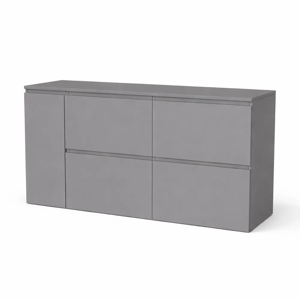 Zápustné 4Z + 1D (L) - Arktická šedá