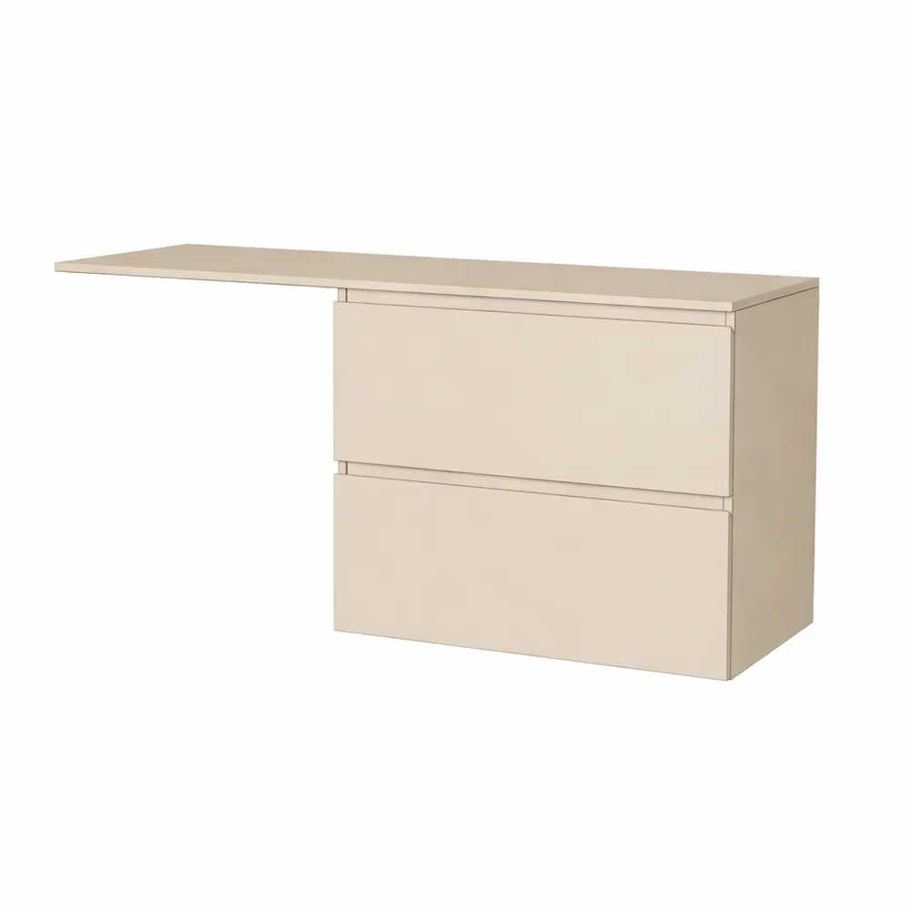 Zápustné 2Z + doska - Kašmírovo šedá