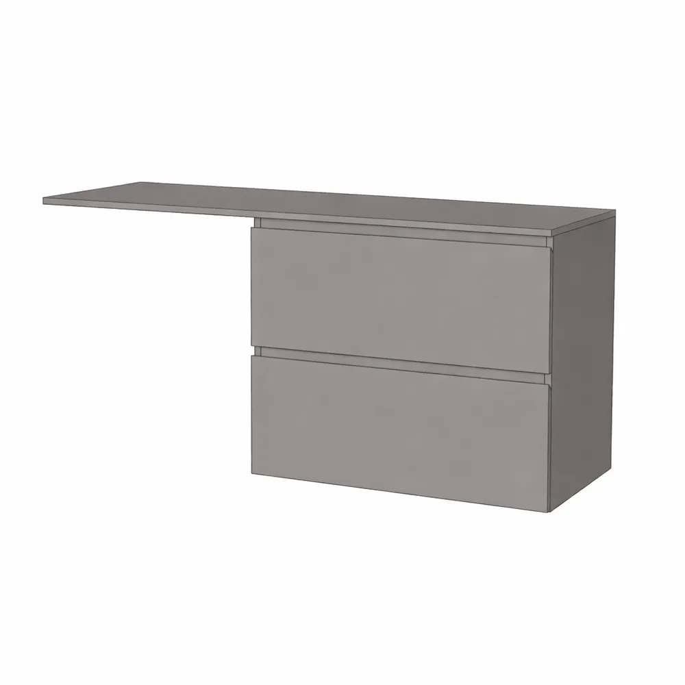 Zápustné 2Z + doska - Arktická šedá