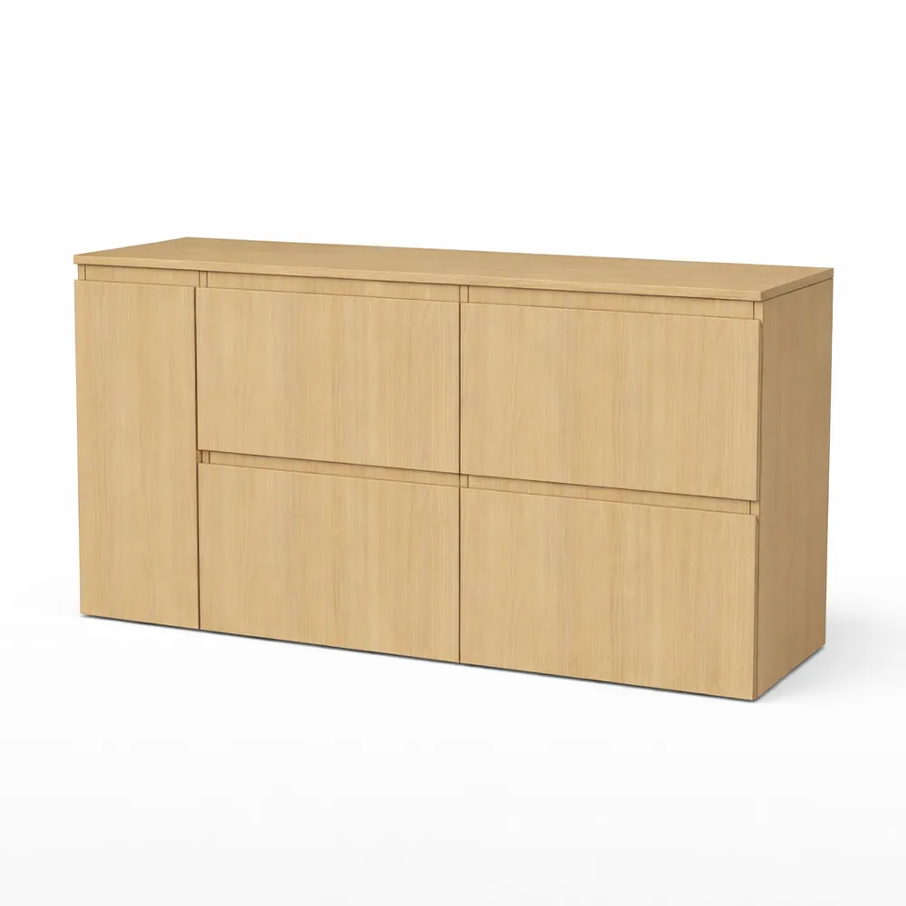 Zápustné 4Z + 1D (L) - Dub Vicenza