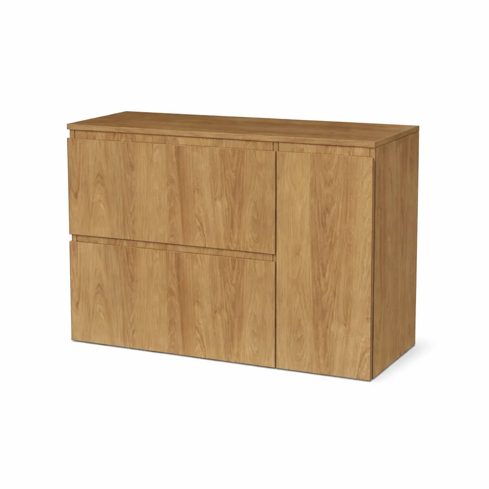 Zápustné 2Z + 1D (P) - Hickory prírodný