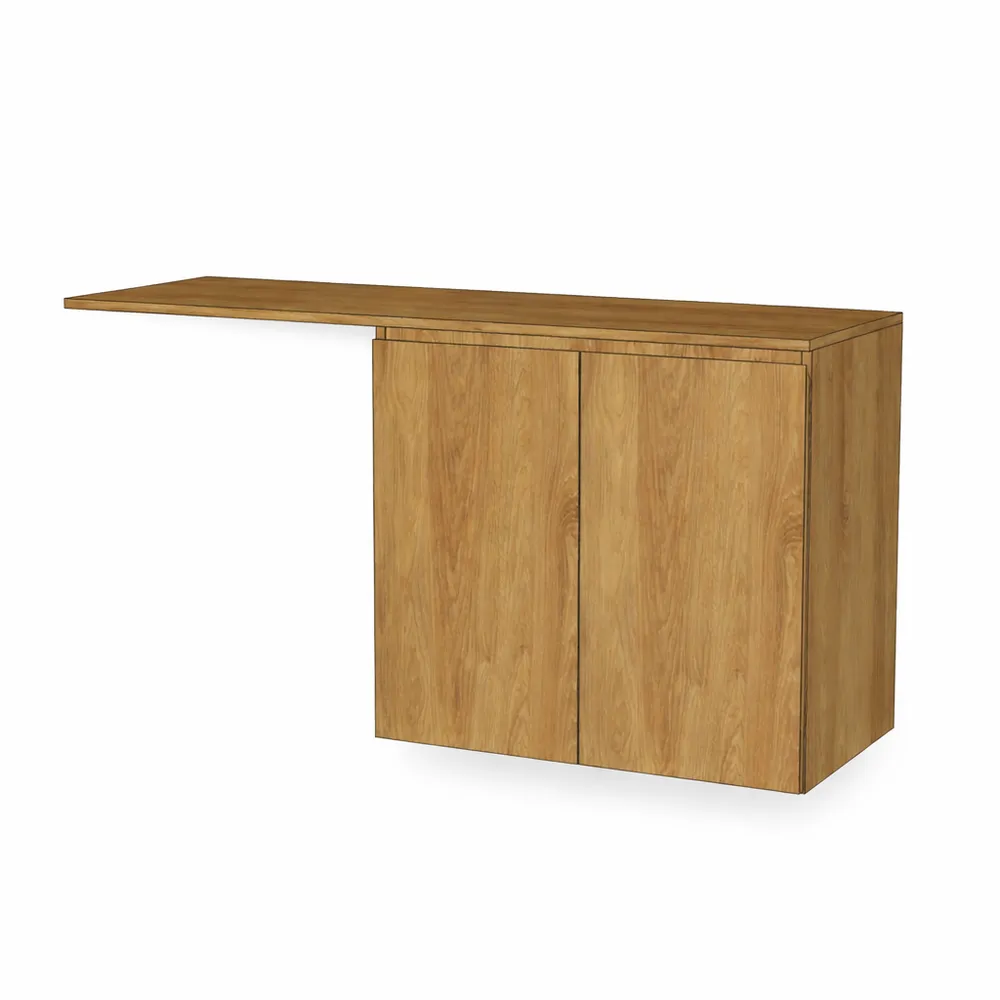 Zápustné 2D + doska - Hickory prírodný